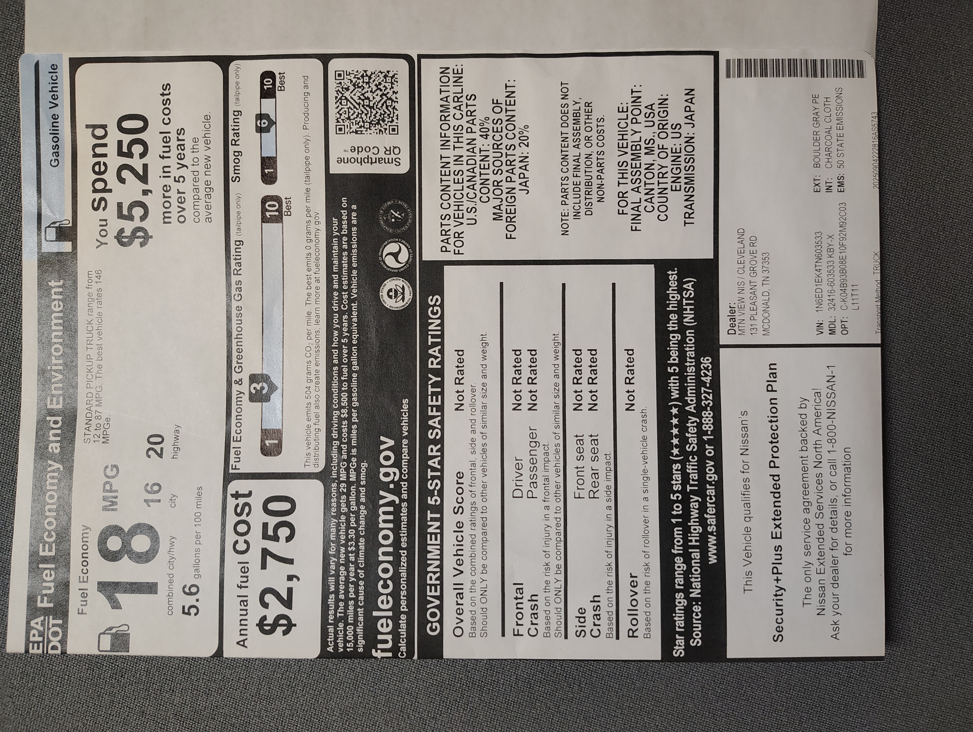 Used 2026 Nissan Frontier PRO-4X w/ Pro-4x Convenience Package AWD/4WD image 22