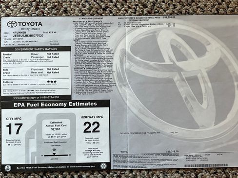 Used 2011 Toyota 4Runner Trail AWD/4WD image 24