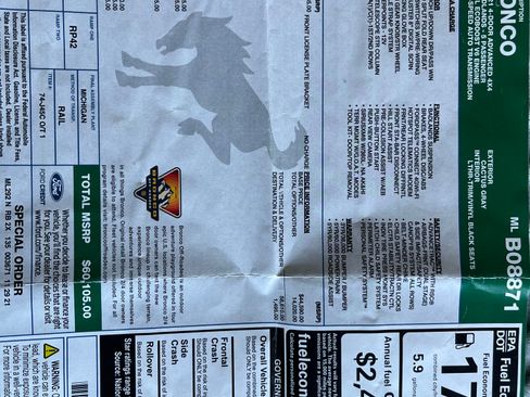 Used 2021 Ford Bronco Badlands image 10