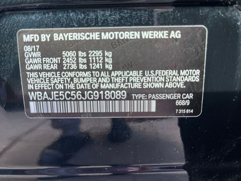 Used 2018 BMW 540i RWD image 11