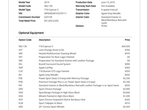 Used 2019 Porsche 718 Cayman S image 27