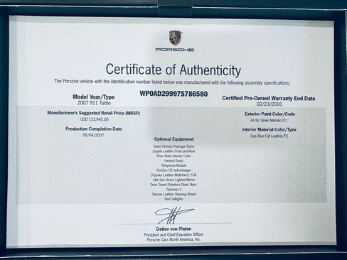 Used 2007 Porsche 911 Turbo image 15