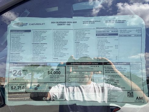 Used 2024 Chevrolet Silverado 1500 High Country w/ Technology Package image 6