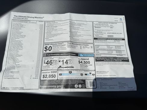 Used 2024 BMW XM Label Red w/ M Driver's Package AWD/4WD image 16