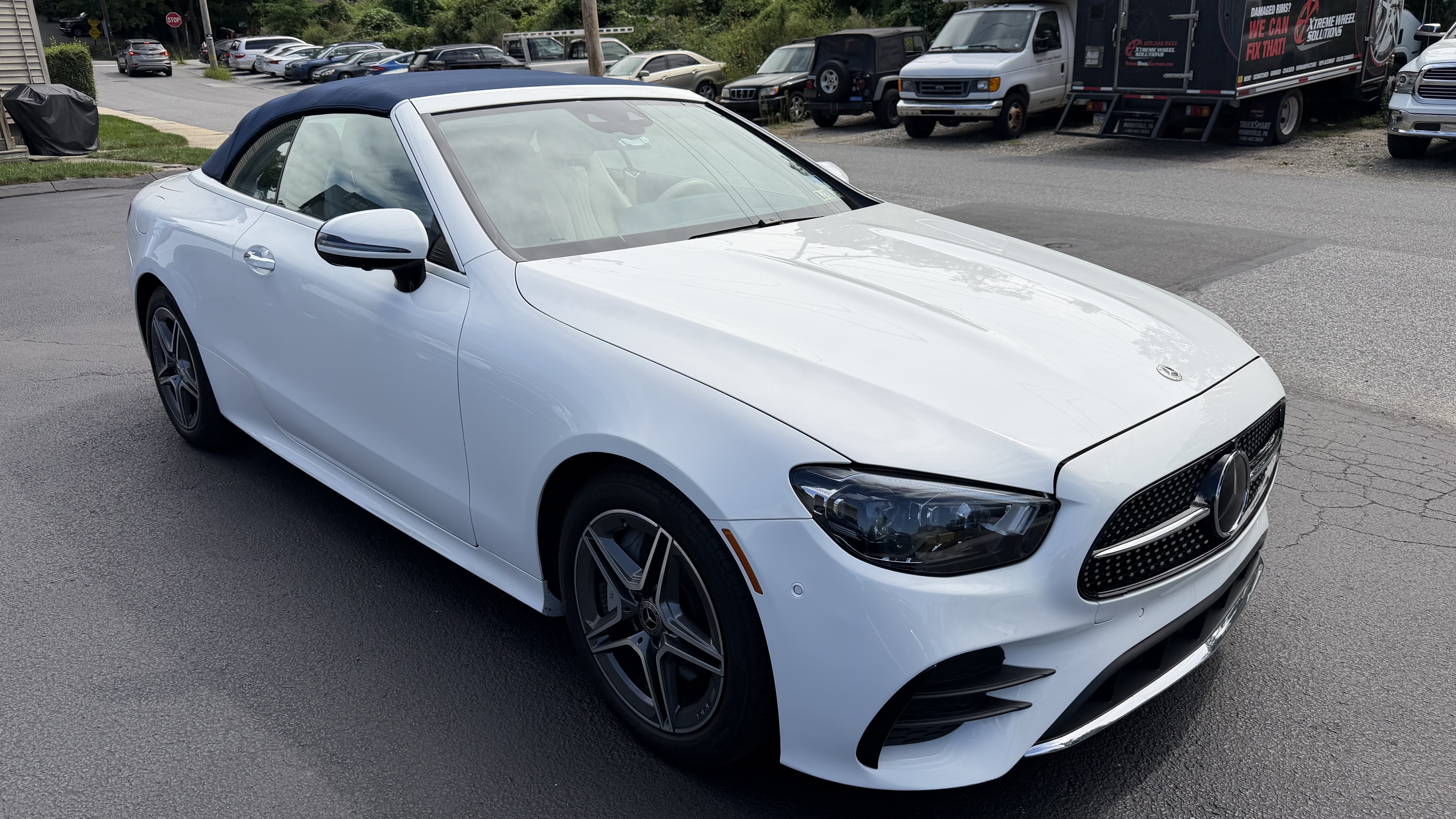 Used 2021 Mercedes-Benz E 450 4MATIC Cabriolet image 1