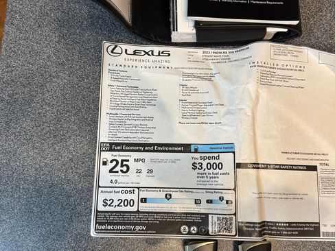 Used 2023 Lexus RX 350 FWD image 12
