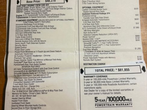 Used 2014 RAM 3500 Laramie w/ Protection Group image 18