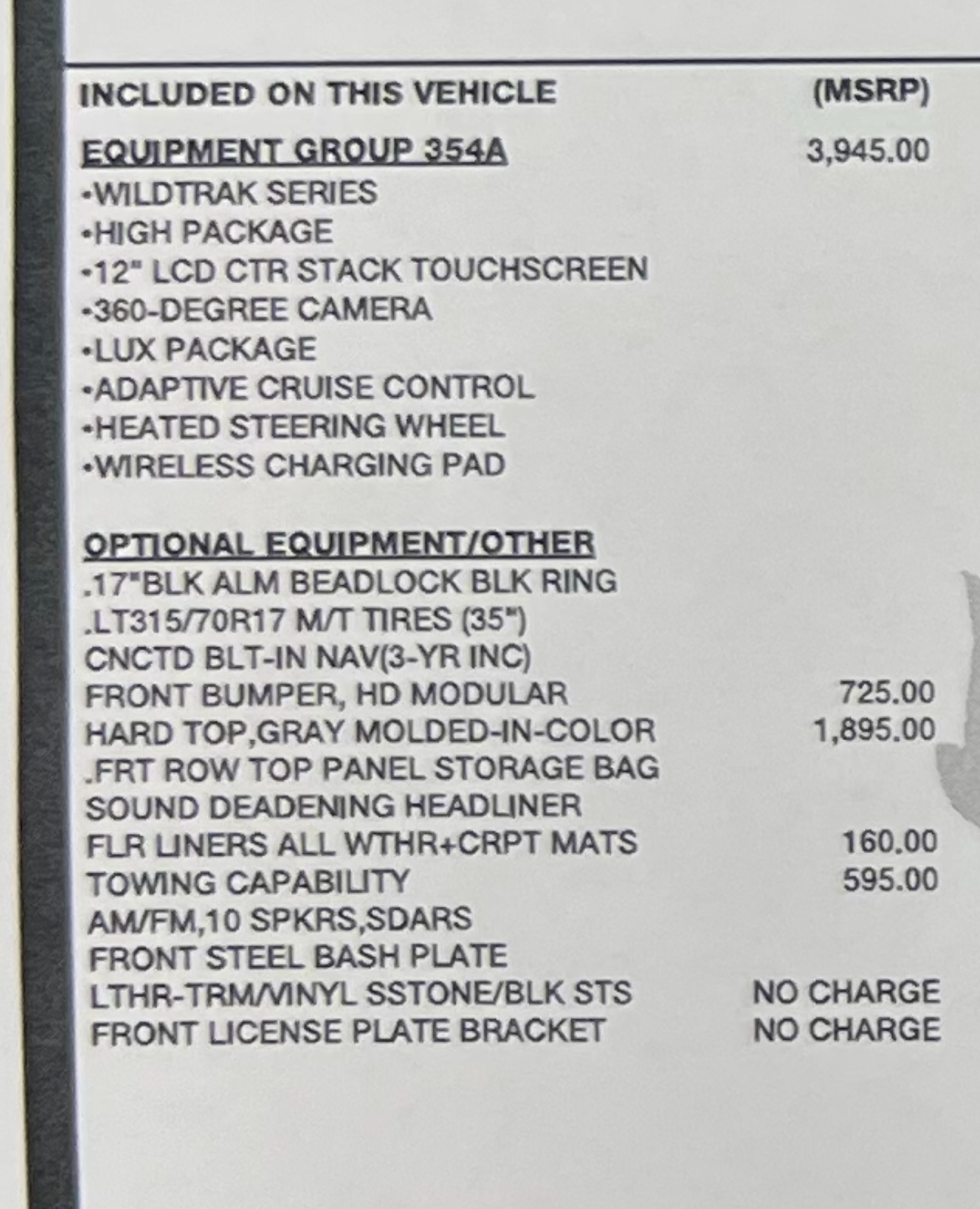 Used 2023 Ford Bronco Wildtrak AWD/4WD image 30
