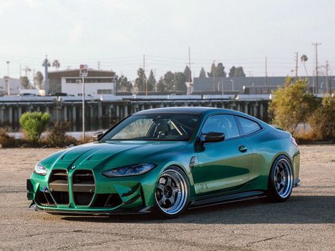 Used 2021 BMW M4 Coupe w/ M Carbon Exterior Package image 1