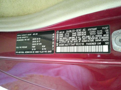 Used 1998 Mercedes-Benz SL 500 image 9