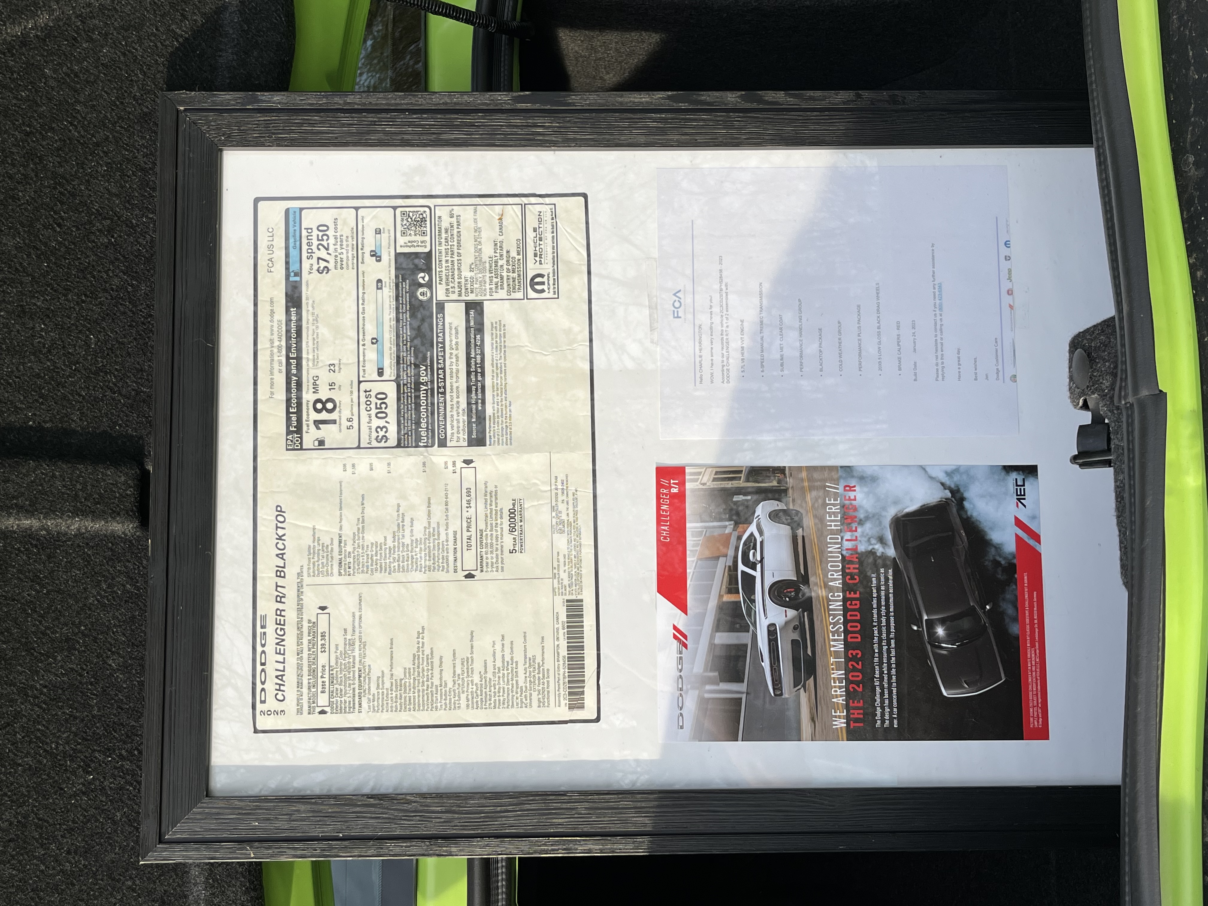 Used 2023 Dodge Challenger R/T w/ Performance Plus Package RWD image 17