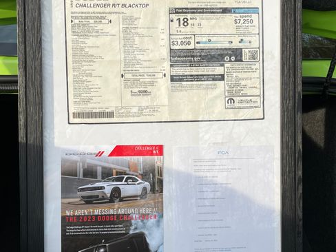 Used 2023 Dodge Challenger R/T w/ Performance Plus Package RWD image 17