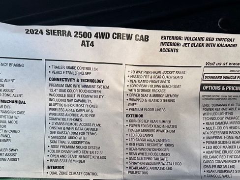 Used 2024 GMC Sierra 2500 AT4 w/ Technology Package image 18