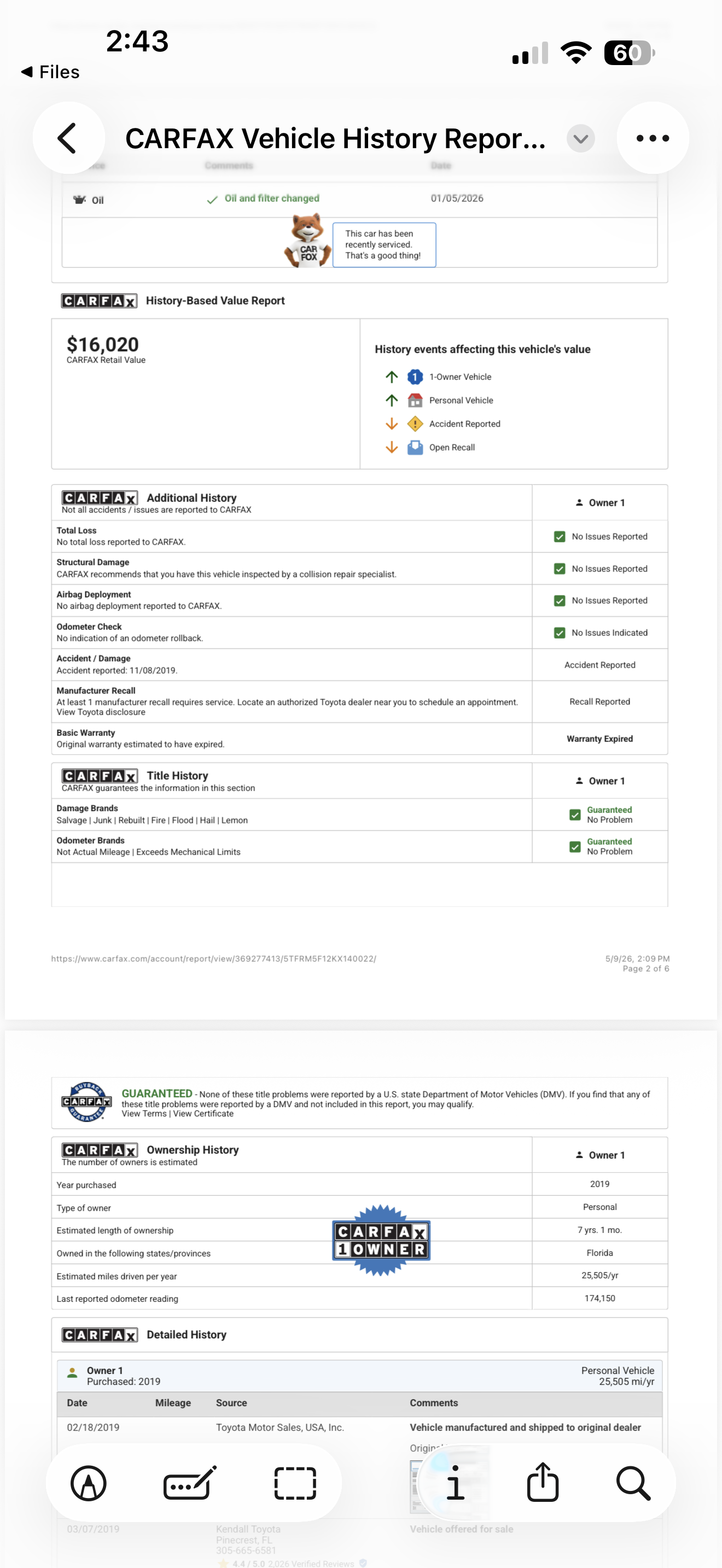 Used 2019 Toyota Tundra SR RWD image 14