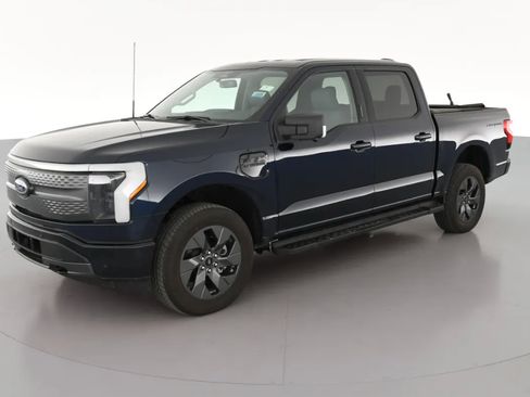 Used 2023 Ford F150 Lightning XLT w/ Equipment Group 312A High image 1