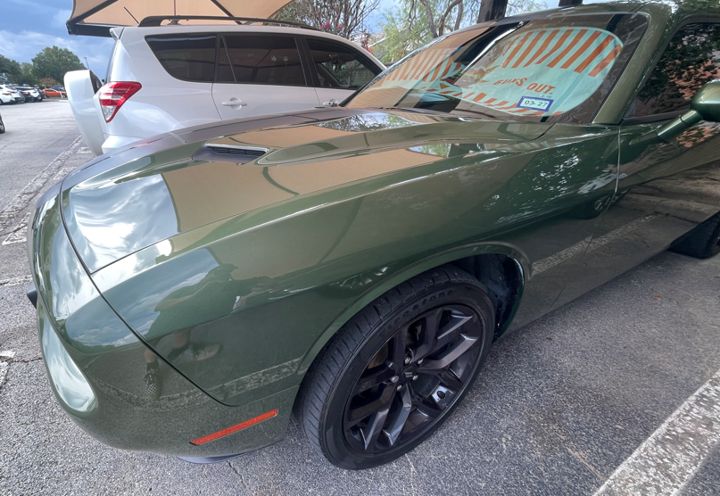 Used 2021 Dodge Challenger SXT w/ Blacktop Package RWD image 2