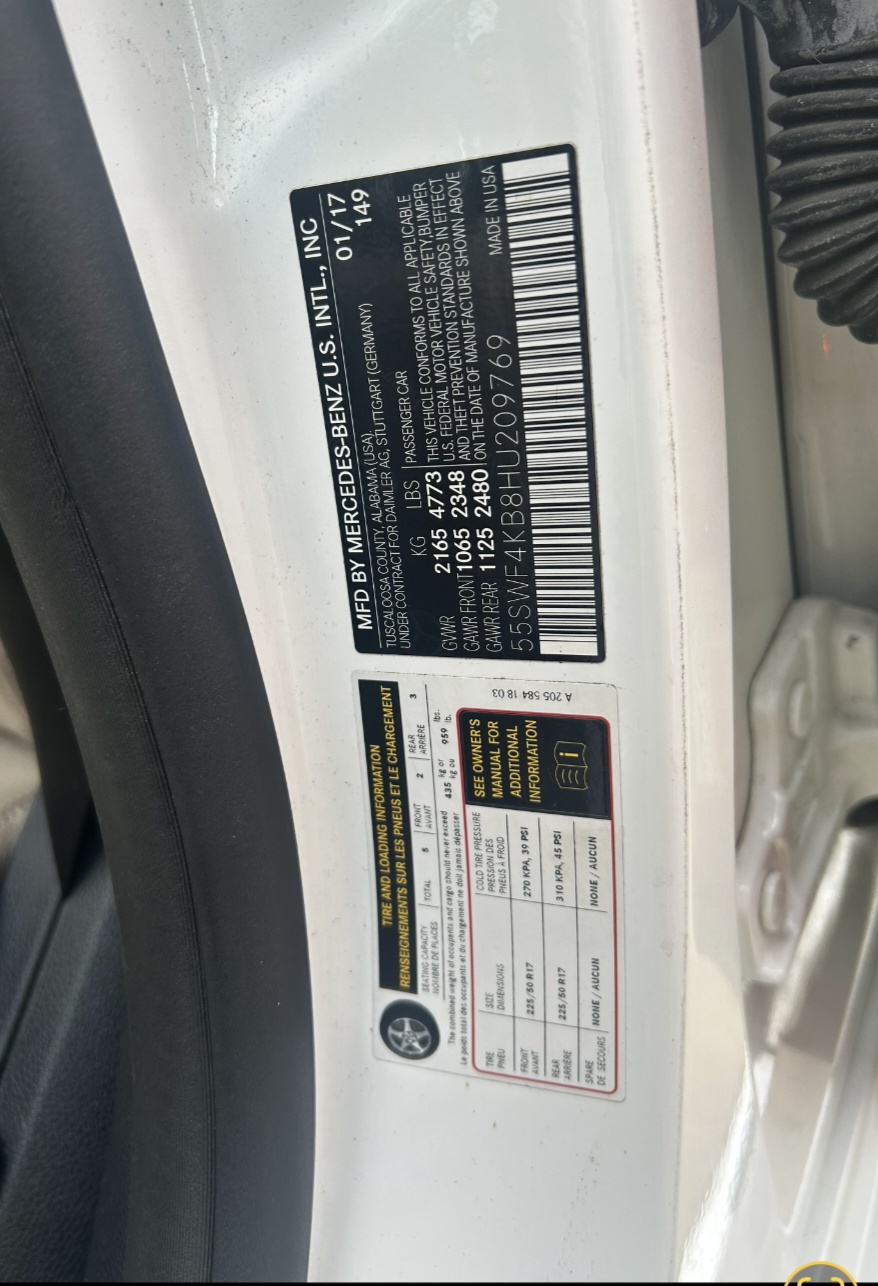 Used 2017 Mercedes-Benz C 300 4MATIC Sedan image 8