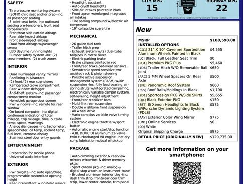 Used 2013 Porsche Cayenne Turbo w/ Sportdesign Pkg w/Side Skirts image 62