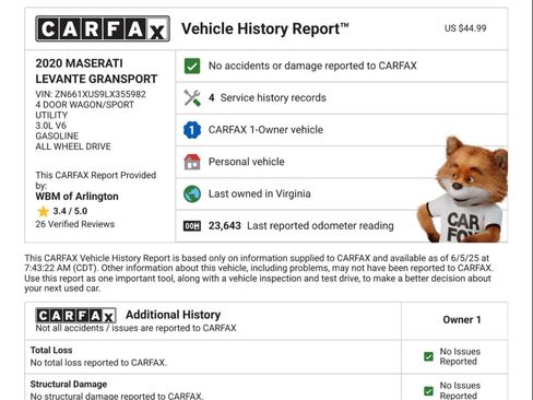 Used 2020 Maserati Levante GranSport image 2