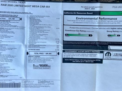 Used 2022 RAM 3500 Limited image 23