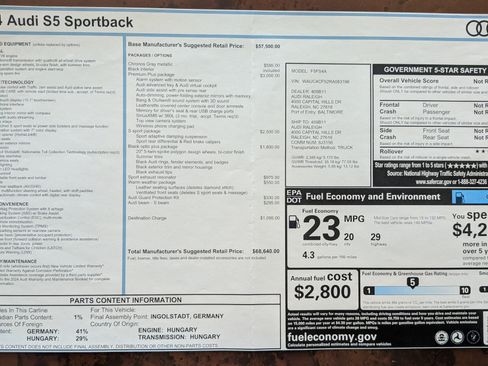 Used 2024 Audi S5 Premium Plus image 15