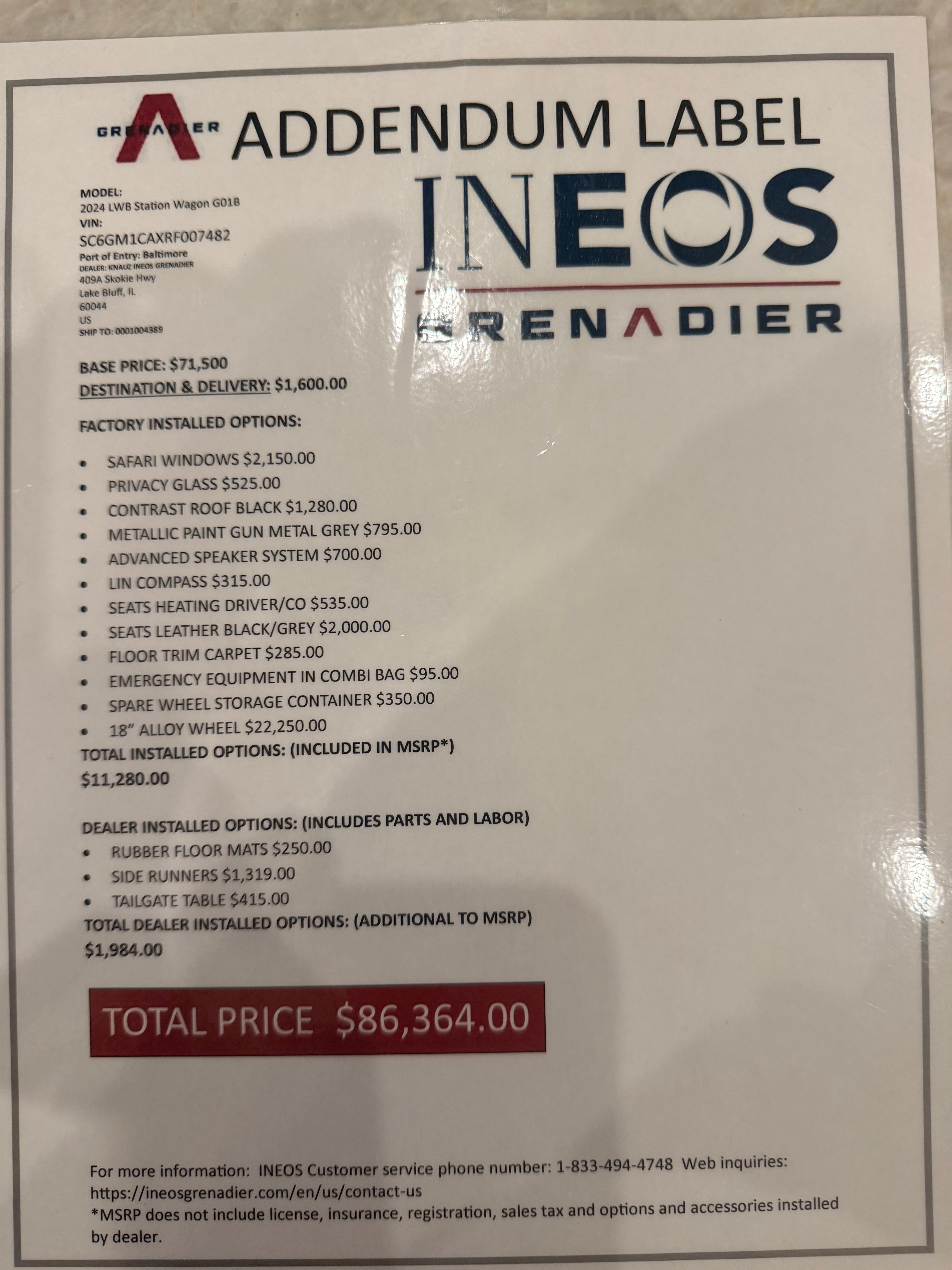 Used 2024 INEOS Grenadier Station Wagon AWD/4WD image 5