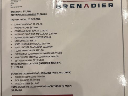 Used 2024 INEOS Grenadier image 5