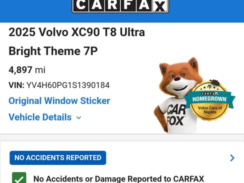Used 2025 Volvo XC90 T8 Ultra w/ Protection Package Premier AWD/4WD image 18
