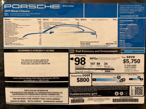 Used 2024 Porsche Macan 4 Electric image 30