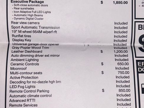 Used 2019 BMW 540i w/ M Sport Package image 2