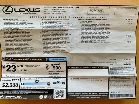 Used 2013 Lexus GS 350 w/ Luxury Pkg image 30