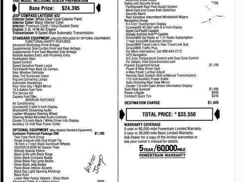 Used 2018 Jeep Compass Latitude w/ Popular Equipment Group FWD image 14