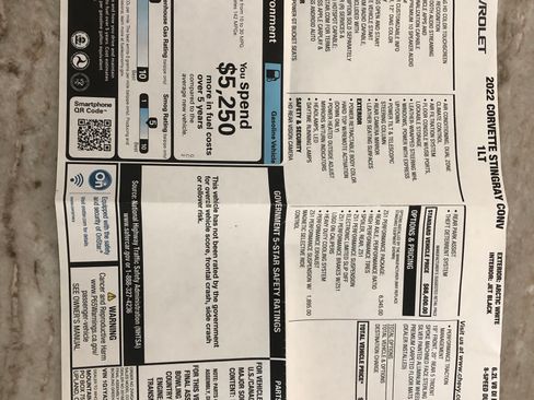 Used 2022 Chevrolet Corvette Stingray Convertible w/ Z51 Performance Package image 20