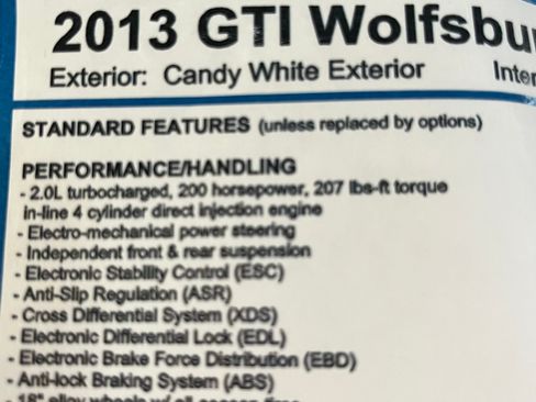 Used 2013 Volkswagen GTI Wolfsburg Edition image 13