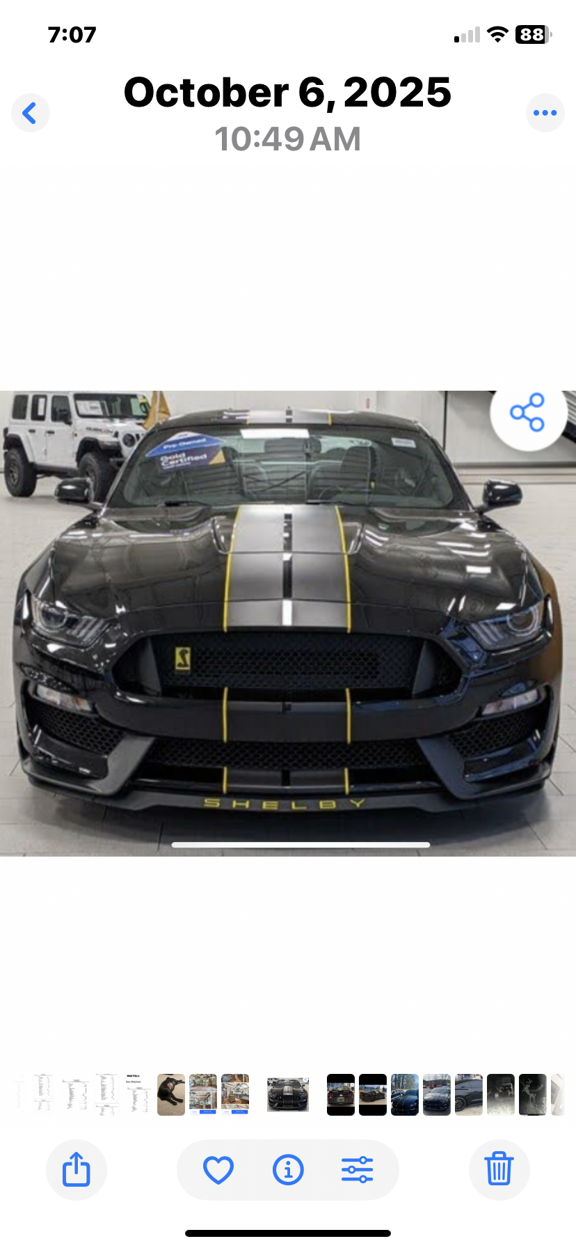 Used 2020 Ford Mustang Shelby GT350 w/ Technology Package RWD image 5