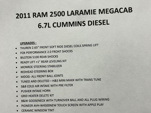 Used 2011 RAM 2500 Laramie w/ Cold Weather Group image 9