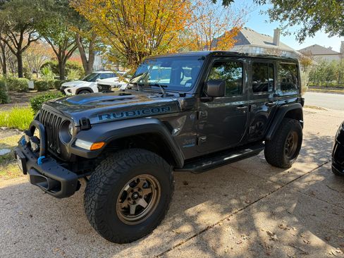 Used 2021 Jeep Wrangler Unlimited Rubicon 4xe w/ Steel Bumper Group image 1
