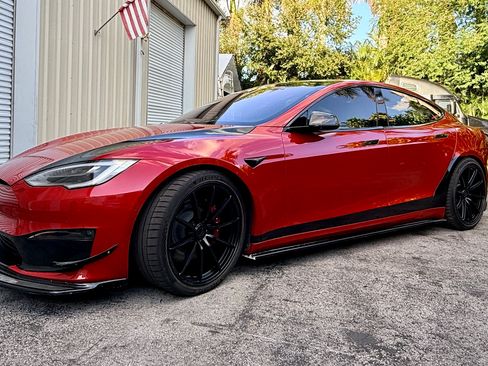 Used 2021 Tesla Model S Plaid AWD/4WD image 4