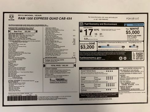 Used 2015 RAM 1500 Express image 2
