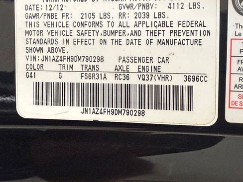 Used 2013 Nissan 370Z Touring w/ Sport Pkg image 14