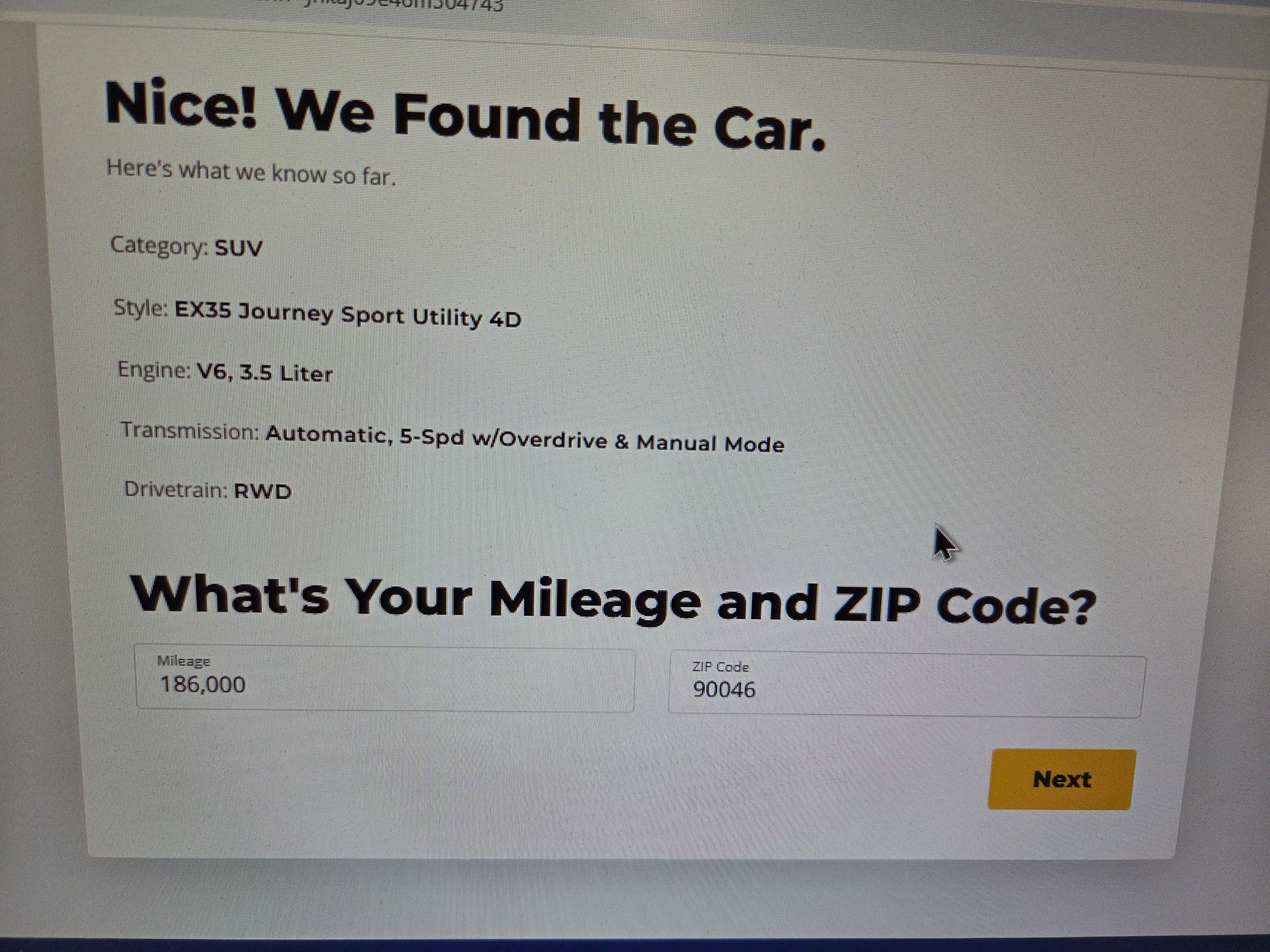 Used 2008 INFINITI EX35 Journey w/ Premium Pkg RWD image 4