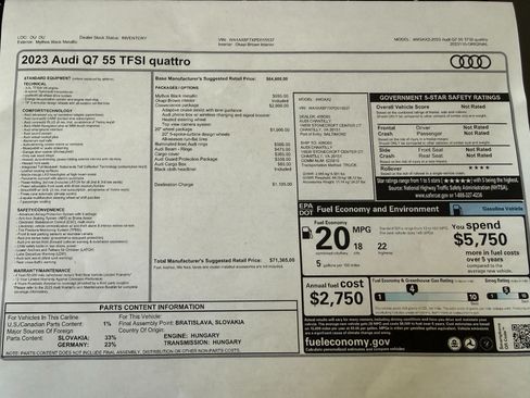 Used 2023 Audi Q7 3.0T Premium image 15