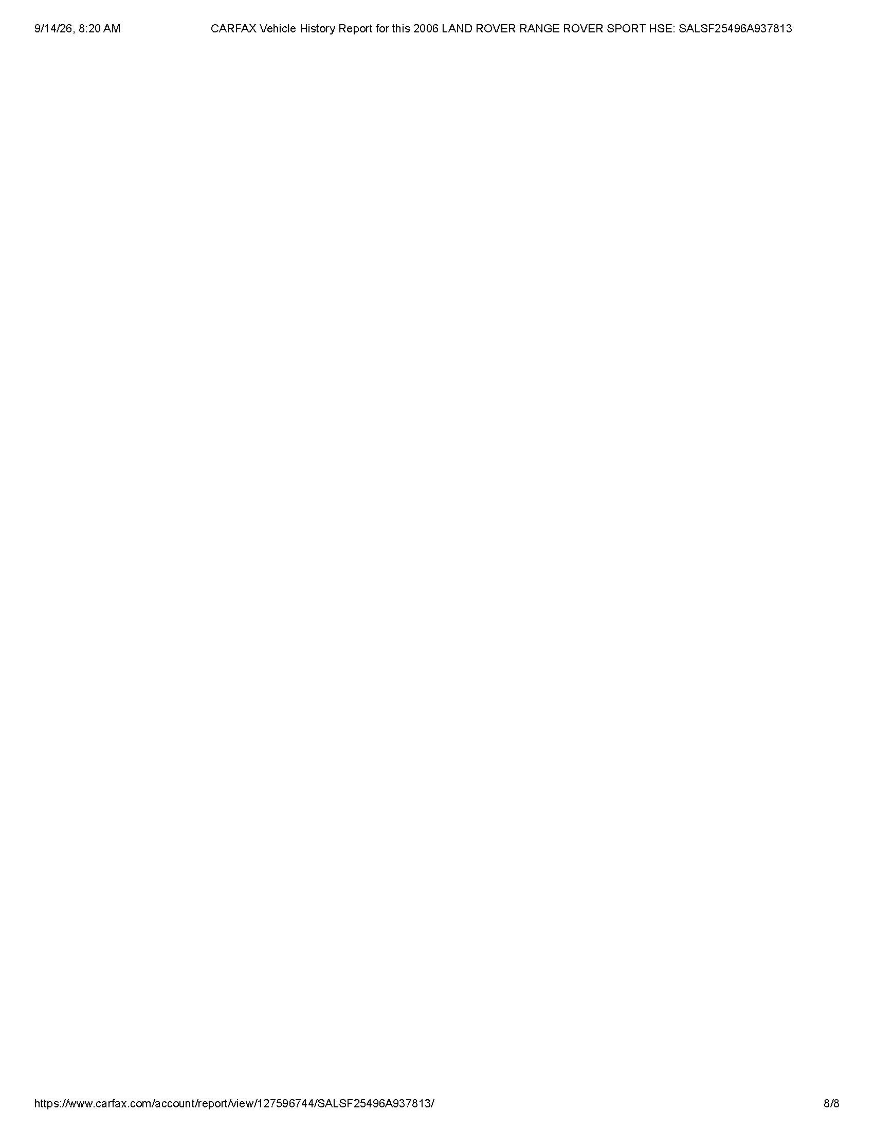 Used 2006 Land Rover Range Rover Sport HSE AWD/4WD image 26