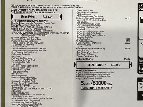 Used 2018 Jeep Wrangler Unlimited Rubicon image 26