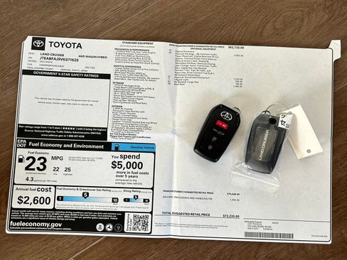 Used 2027 Toyota Land Cruiser w/ Premium Package AWD/4WD image 12