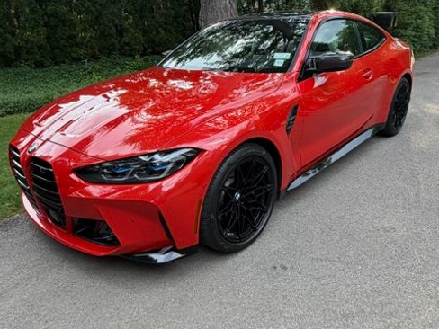 Used 2021 BMW M4 Competition w/ M Carbon Exterior Package RWD image 1