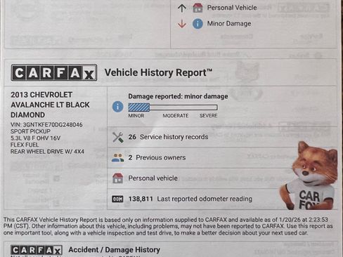 Used 2013 Chevrolet Avalanche LT w/ Suspension Package, Off-Road image 22