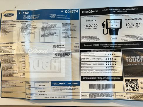 Used 2015 Ford F150 Lariat w/ Equipment Group 502A Luxury image 19