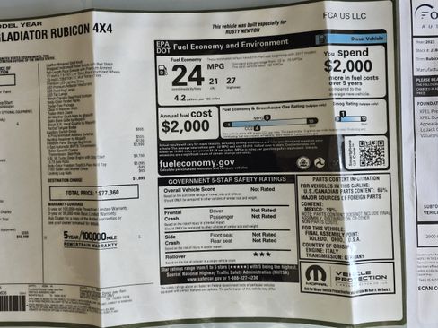 Used 2023 Jeep Gladiator Rubicon image 32