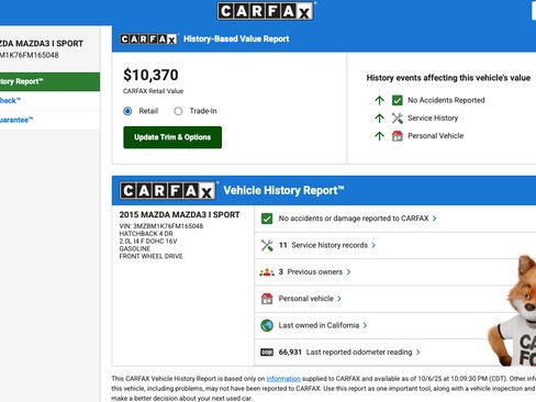 Used 2015 MAZDA MAZDA3 i Sport image 17
